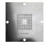Трафарет BGA прямого нагрева 754 CPU (0.76 mm) 90 x 90 mm