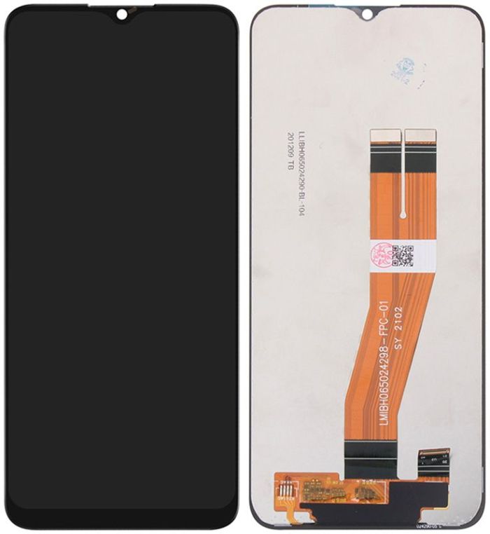 Дисплей + сенсор Samsung M02S M025 / A03S A037 (2021) Black - p/n: LM5C3422F0-A1