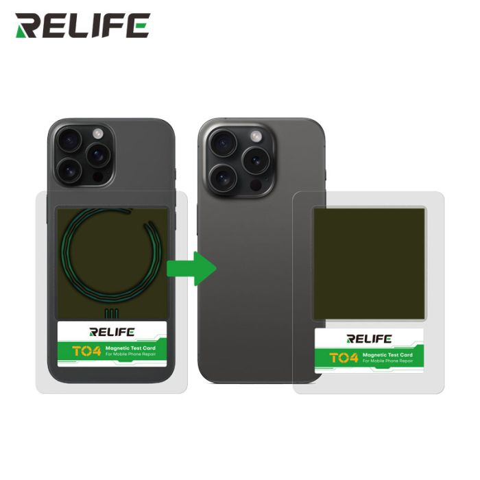 Магнітна карта RELIFE TO4 / тестер перевірки бездротової зарядки / для смартфонів iPhone з Magsafe
