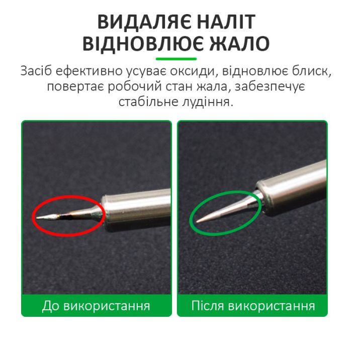 Очисник жал паяльника RELIFE RL-461 (очищення кислотною пастою)