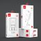 Сетевое зарядное устройство Biboshi C11 1 USB 3.1A white