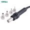 Паяльная станция 2 в 1 YIHUA 852D+SE pump / термофен + паяльник / компрессор / 4 насадки / 650 Вт