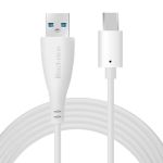 Кабель Type-C з подовженим роз'ємом Blackview / довжина конектора 10мм / White