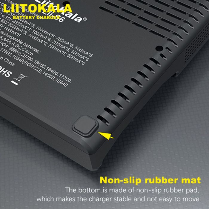 УЦЕНКА! Зарядное устройство тестер LiitoKala Lii-S6 18650/21700/26650/АА/ААА/Li-Ion не показывает один символ