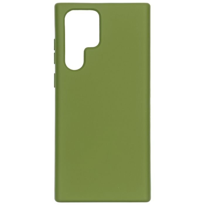 Чехол Full Nano Silicone Case для Samsung S22 ULTRA 2022 цвет 22 темно-зеленый