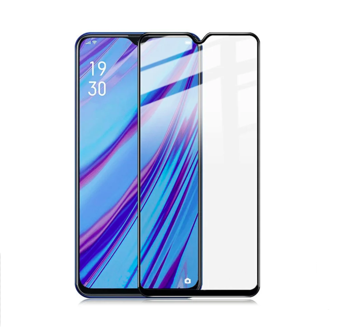 Захисне скло для Realme XT Full Glue (0.3 мм, 2.5D / 9D) Black