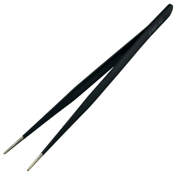 Пинцет ESD-12 V2 антистатический прямой 125 мм