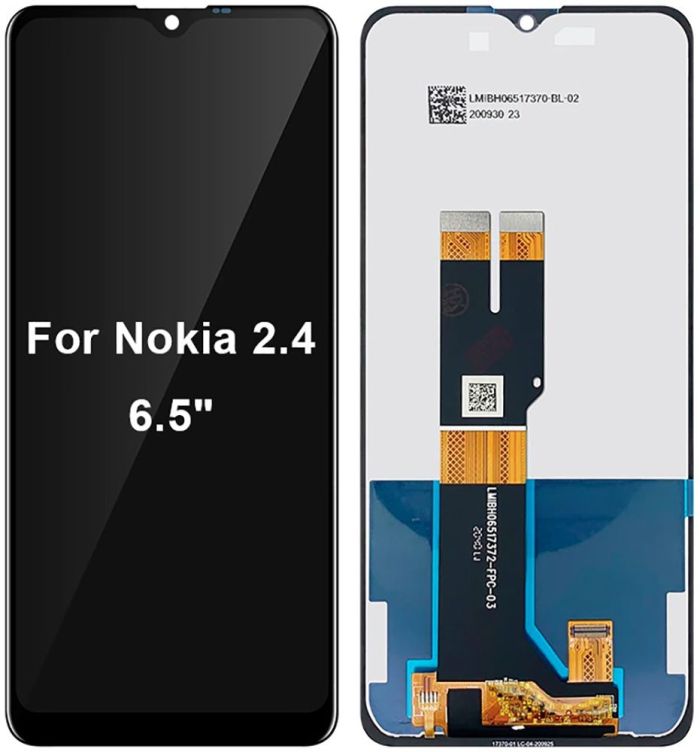 Дисплей + сенсор Nokia 2.4 (TA-1277/TA-1275/TA-1274/TA-1270) Black - p/n: 2565D37-01-015