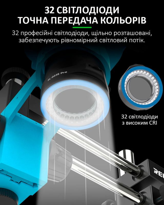 Подсветка для микроскопа RELIFE RL-033E Pro светодиодная / поляризационная / USB 5В / 32 диода