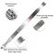 Набор лопаток XHZC125 / металлические 4 шт. / для разборки корпусов смартфонов, ноутбуков, техники