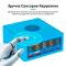 Быстрое зарядное устройство Relife RL-304R / беспроводная зарядка QI 15W / 2xUSB / 3xUSB Type-C PD3.1 / 260W