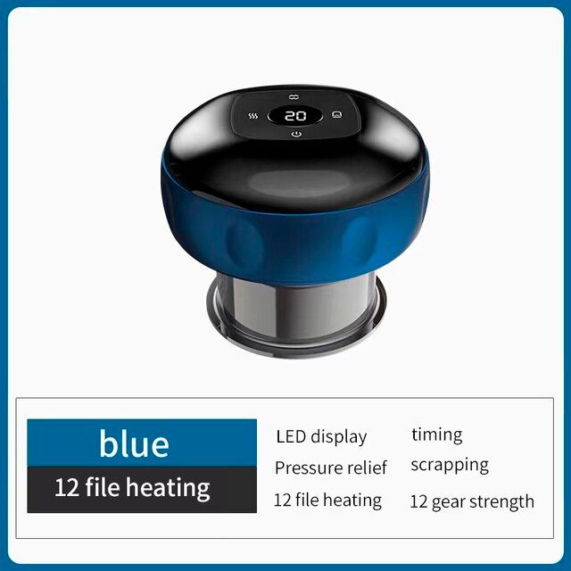 Електричний масажер для банкової терапії DS-A23 Blue