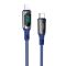 USB кабель Hoco S51 Type-C - Lightning 3A 20W PD 1.2m синий