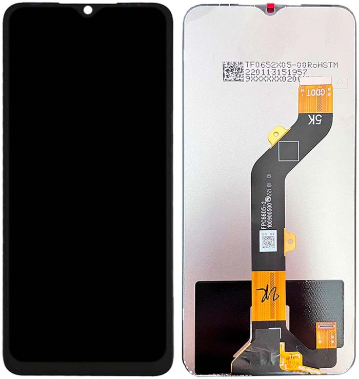 Дисплей + сенсор Tecno Spark 8C (KG5k KG5j KG5n) Black - p/n: FPC6605-2