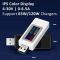 USB тестер струму напруги ємності KEWEISI KWS-V30 QC3.0 / 4-30V / 195W / 6.5A White