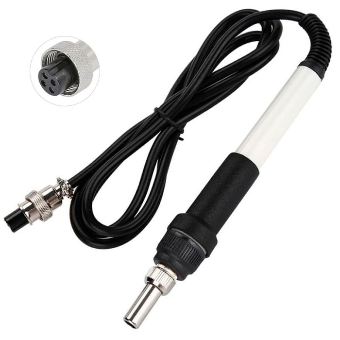 Паяльник Quicko T12 907 / ручка для паяльних станцій 942 / 946 / 951 / 952 / 956 / 4-pin Чорно-білий
