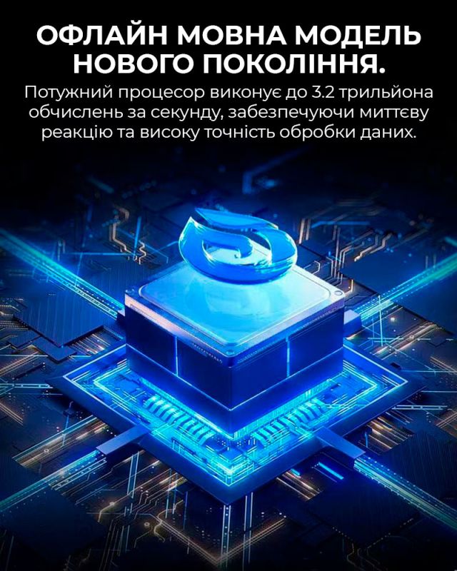Голосовой переводчик iFLYTEK Dual Screen 2.0 / 85 языков онлайн, 18 офлайн / перевод звонков