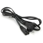 Кабель питания PC-184/2 CEE7/16-C7 2 pin / для бытовой техники / 2x0.5мм,1.5м / Black, OEM