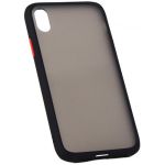 Bumper Matte Case для Realme C2 Black/Red