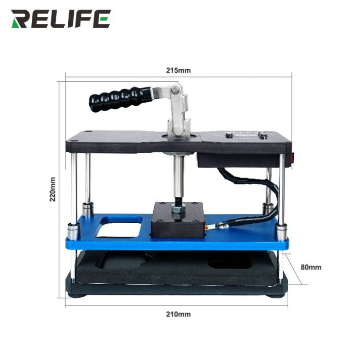 Прес платформа RELIFE LS5 SE з нагріванням до 80°C / для ремонту дисплея, задньої кришки смартфонів