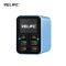 Швидкий зарядний пристрій RELIFE Q4 / 2xUSB QC / 2xType-C PD / TFT дисплей / 72W Max / Blue