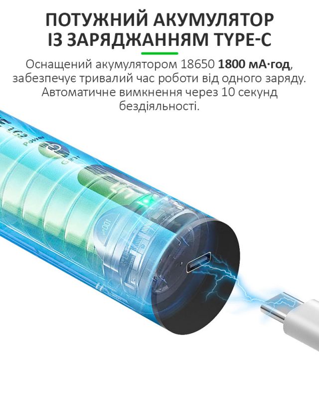 Машинка для видалення OCA клею RELIFE LG2 / 5 швидкостей / 1800 мАг / Type-C
