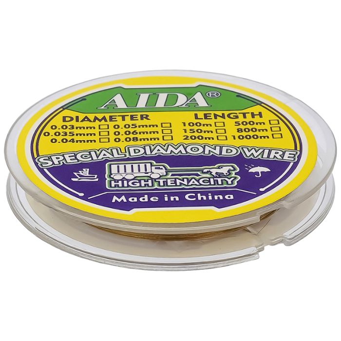 Дріт (струна) Aida для розділення дисплейних модулів 100м / 0.04 мм