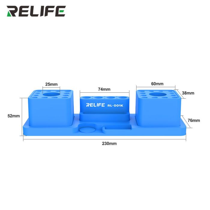 Органайзер для інструментів RELIFE RL-001K силіконовий / термостійкий / модульний / Grey