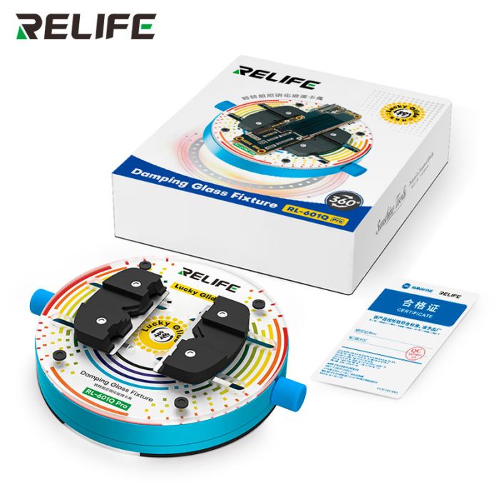 Держатель термостойкий RELIFE RL-601Q Pro для ремонта плат, микросхем, BGA, поворотный 360°