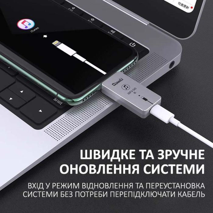 Адаптер QianLi iDFU GO 2 для автовключения режима DFU в iPhone, iPad, Lightning