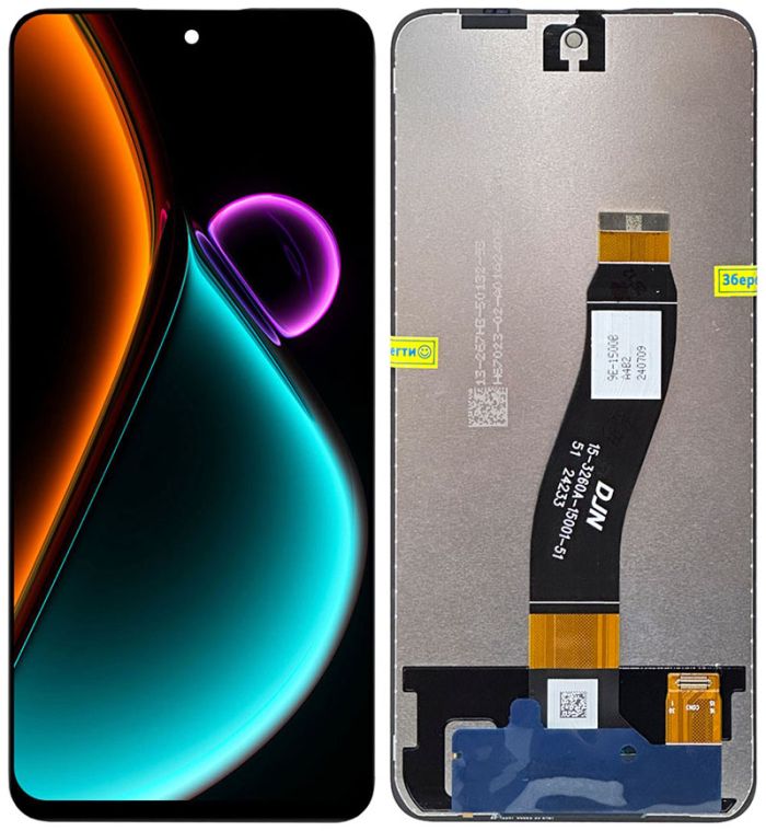 Дисплей + сенсор Blackview Color 6 Black - p/n: 15-3260A-15001-56
