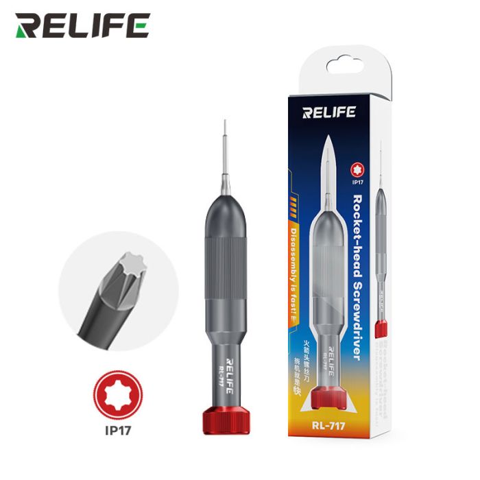 Викрутка прецизійна RELIFE RL-717 / сталь S2 / для ремонту iPhone 17 / IP17
