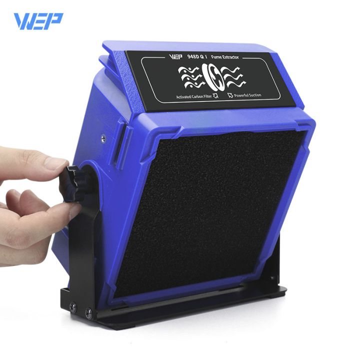 Дымопоглотитель WEP 948D QI вытяжка дыма для пайки / с гибкими держателями плат / 5 Вт