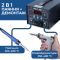 Паяльная станция 2 в 1 WEP 948-I / паяльник + вакуумный оловоотсос / 200-480°C / 90 Вт