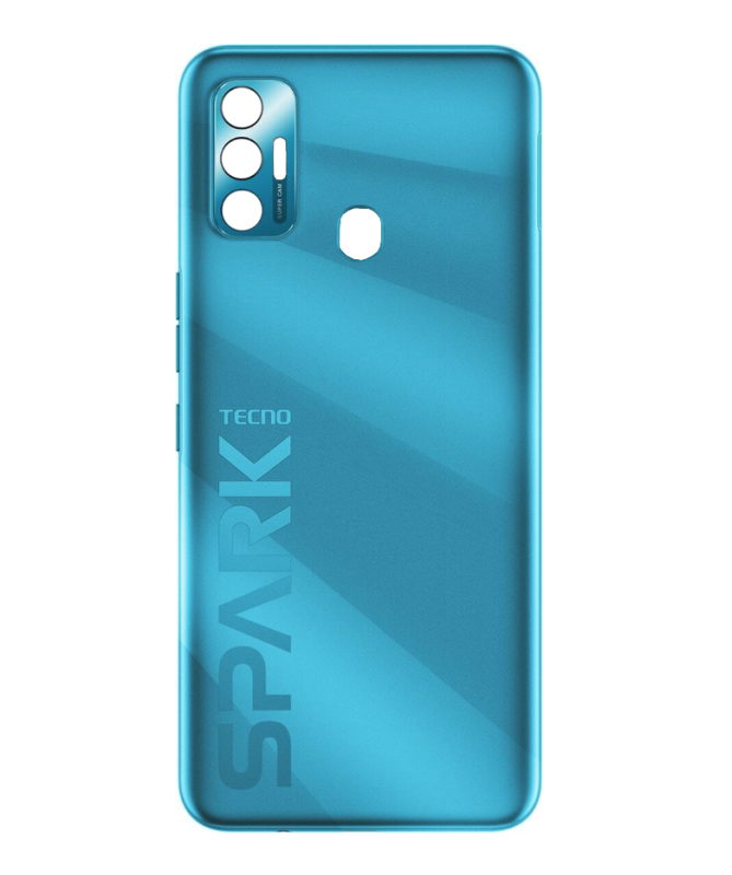 Задняя крышка для Tecno Spark 7 (KF6N) Morpheus Blue