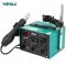 Паяльна станція 2 в 1 YIHUA 852D++ / паяльник 50 Вт + термофен 650 Вт з тримачем