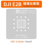 Трафарет BGA Amaoe DJI E2B для ремонта дронов Mavic 3 (0.12 mm)