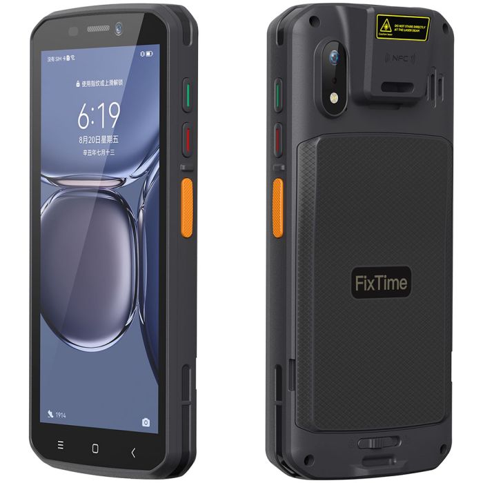 Термінал збору даних FixTime KP58H / 5.5'' IPS / 4+64 ГБ / Android 14 / NFC / IP67 / 5000 мАг