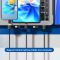 Микроскоп цифровой портативный AN104 / кратность 1000X / OTG Micro USB / Type-C / подсветка