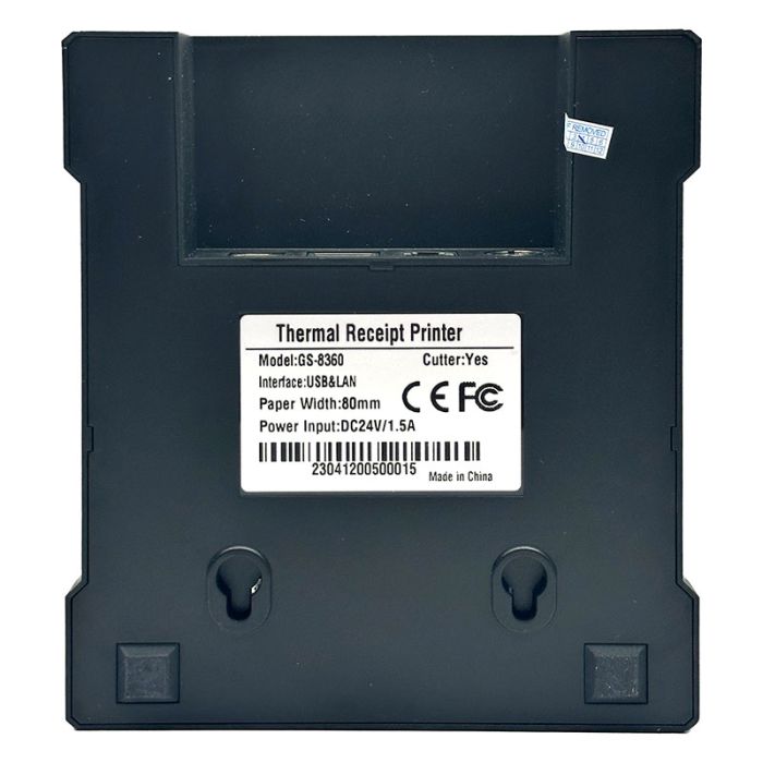 Портативний принтер чеків / етикеток Netum GS-8360 USB +LAN / термопринтер 80 мм