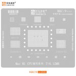 Трафарет BGA Amaoe MAC:9 для Mac M1 343S00440/343S00438/CD3217/BGA110/339S00833/339S00763 (0.12 mm)