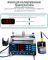 Паяльная станция 3 в 1 YIHUA 853AAA / фен + паяльник + ИК преднагреватель / LED дисплей / 1200 Вт
