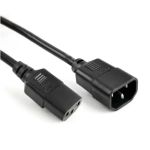 Кабель питания вторичный  PC-monitor 1.8m, 0.75mm, 3pin, IEC C13-C14, OEM