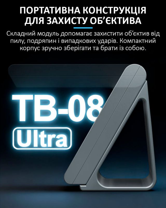 Тепловізійна камера Sunshine TB-08 Ultra з дисплеєм 4'' / голосове управління / тепловізор для ремонту