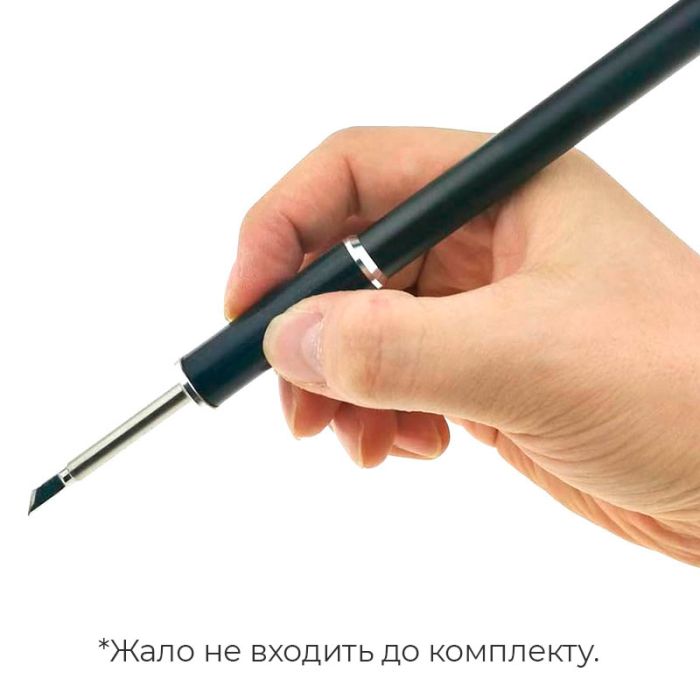 Паяльник Quicko T12 M8 / ручка металева для паяльних станцій 955 / 958 / 959 / T12-A / T12-G / 5-pin