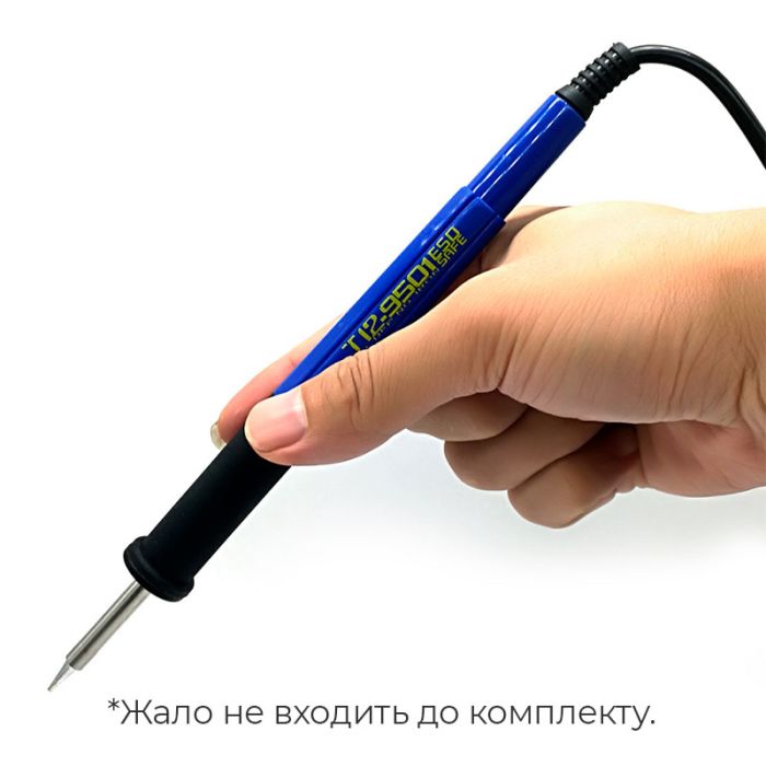 Паяльник Quicko T12 FX-9501 / ручка алюмінієва для паяльних станцій Ksger STM32 / 5-pin