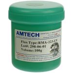 Флюс-паста AMTECH RMA-223-UV / без содержания галогенов / зеленая банка 100г