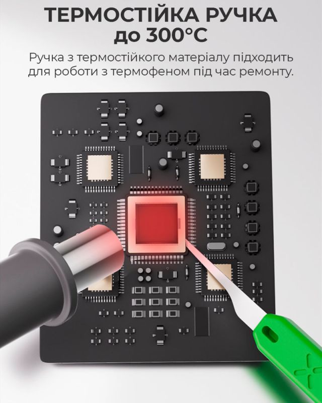Набір скребків TELIJIA TE-212 для ремонту плат і мікросхем / 5 шт.