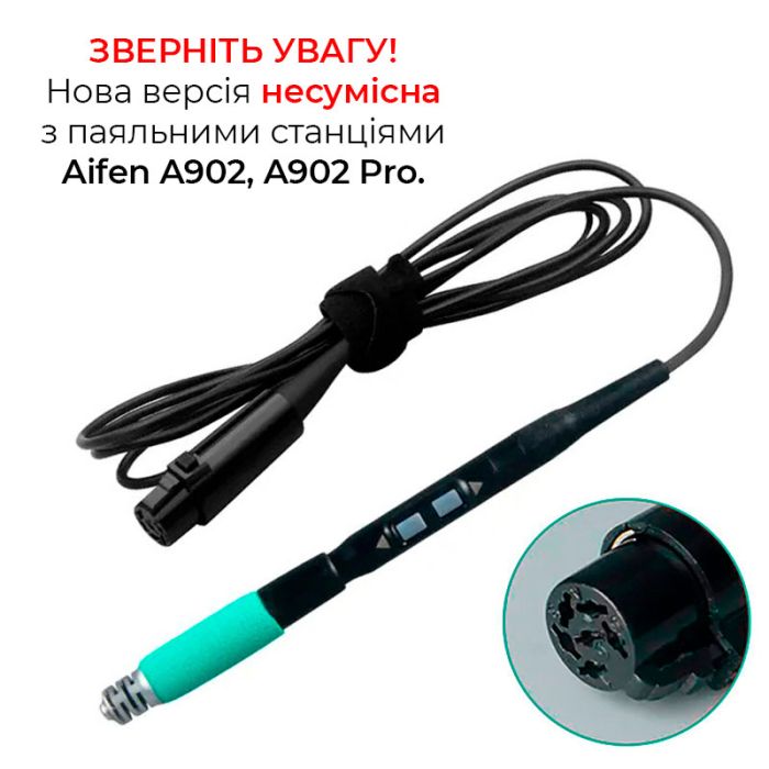 Ручка паяльника JBC C115 NEW / з кнопками регулювання / для прецизійних паяльних станцій Sugon / Aifen