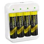 Универсальное зарядное устройство LiitoKala Ti-4W001 + 4 аккумулятора Ti-05 AA / 1.5V 500mAh